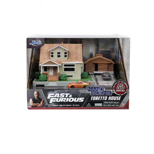 JADA Toys Fast And Furious Dom Toretto House Diorama Brand New