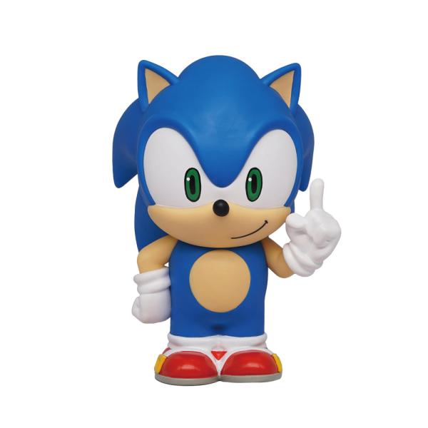 Monogram Sega Sonic The HedgeHog Figural Sonic Coin Bank New