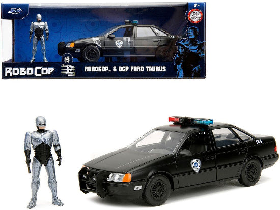 JADA Diecast 1:24 Ford Taurus Car With Robocop Figure New