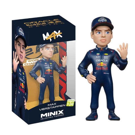 MINIX Sports Formula 1 F1 Racing Red Bull Max Verstappen Vinyl Figure New