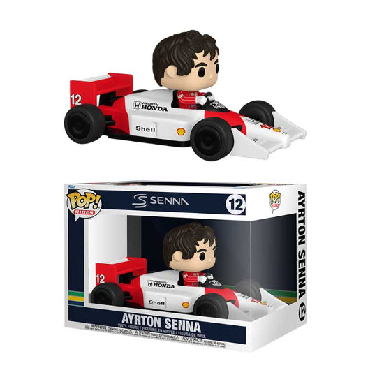Funko POP Racing McLaren Aryton Senna Honda Shell Deluxe Vinyl Figure New