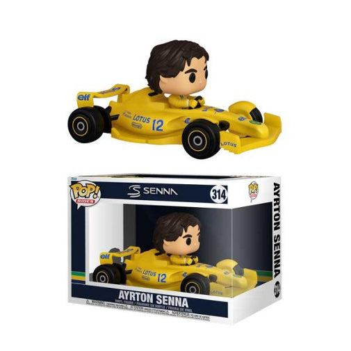 Funko POP Formula 1 Racing McLaren Ayrton Senna With Car Vinyl Figure New