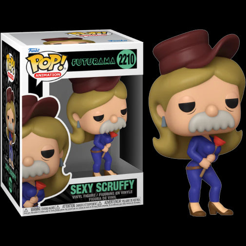 Funko POP TV Futurama Sexy Scruffy Vinyl Figure New