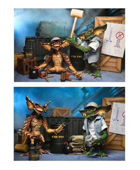 NECA Gremlins 2 Ultimate Demolition Gremlins 2 Pack Action Figures Brand New