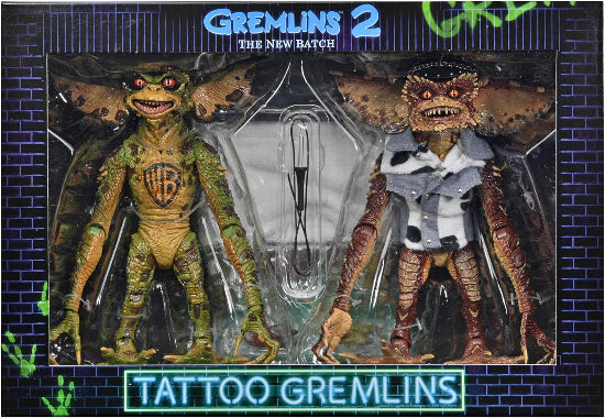NECA Gremlins 2 Tattoo Gremlins 2 Pack Action Figures Brand New