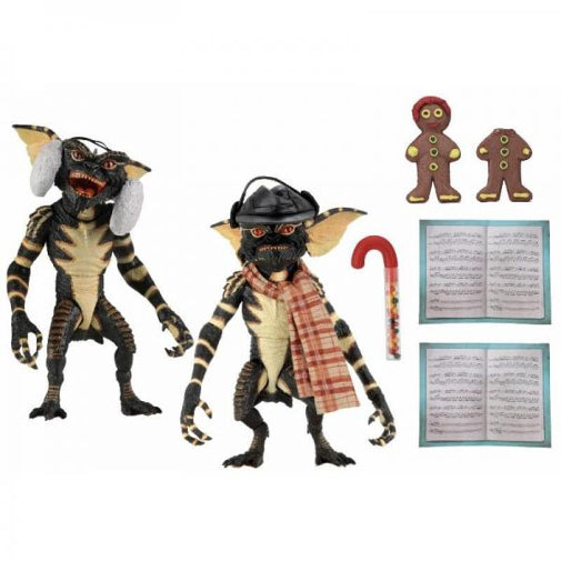 NECA Gremlins Christmas Carol Action Figure Set 2 Brand New