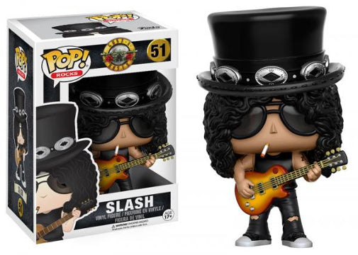 Funko POP Music Guns And Roses Slash Vinyl Action Figure Brand New