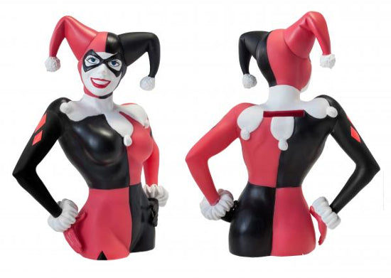 Monogram DC Harley Quinn Bust Vinyl Figure/Bank Brand New