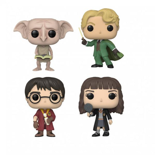 Funko POP Movies Harry Potter Chamber Of Secrets Set Of 4 Vinyl Action Figures