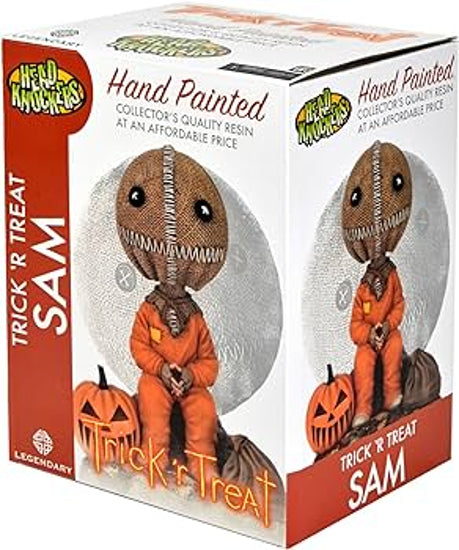 NECA Trick R Treat Sam Head Knocker Figure Brand New