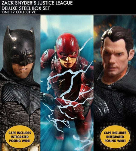 Mezco Zack Snyders Justice League Deluxe Box Set 1:12 Collective Action Figures New