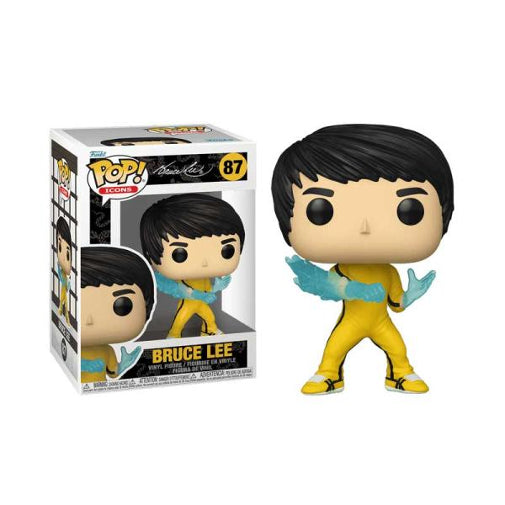 Funko POP Movies ICON Bruce Lee Vinyl Action Figure New