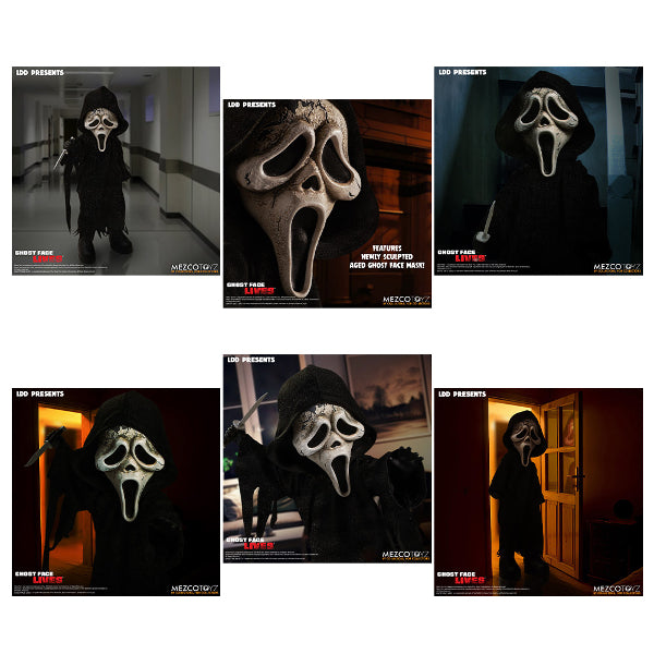 Mezco Toys LDD Living Dead Doll Scream 10" Ghostface Zombie Edition Doll New