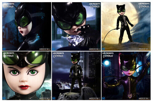 Mezco Living Dead Doll LDD DC Universe Catwoman Action Figure Doll Brand New