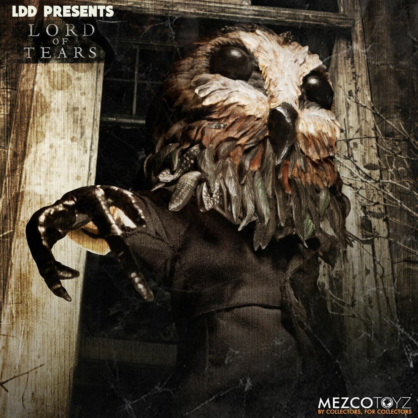 Mezco Toys Living Dead Dolls LDD Lord Of Tears Owlman Figure Doll Brand New
