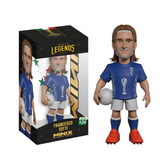 Minix Sports Soccer Legends Italy Francesco Totti Vinyl Figure New