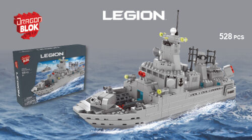 Dragon Blok Building Blocks Legion Destroyer Ship 528 Pieces Building Set New