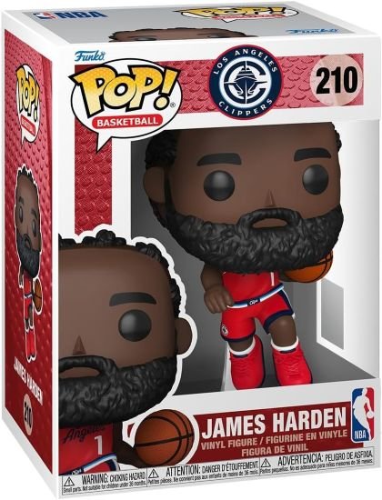 Funko POP Sports NBA Basketball Los Angeles Clippers James Harden Vinyl Figure New