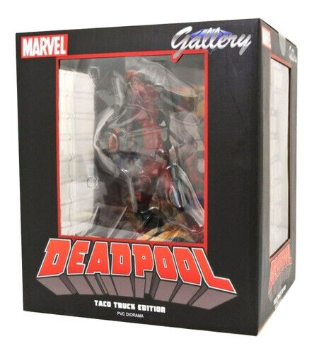 Diamond Select Toys Marvel Gallery Deadpool Taco Truck PVC Diorama Statue/Figure