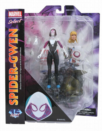 Diamond Select Toys Marvel Select Spider Gwen Action Figure Brand New