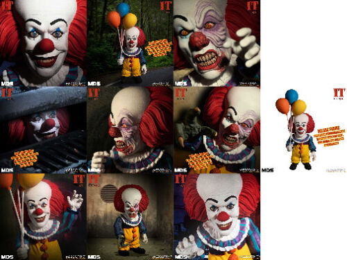 Mezco MDS Stephen Kings IT Pennywise 1990 Deluxe Action Figure Brand New