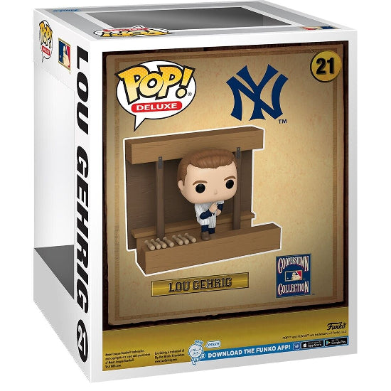 Funko POP Sports MLB Baseball Yankees Lou Gehrig Deluxe Vinyl Set New