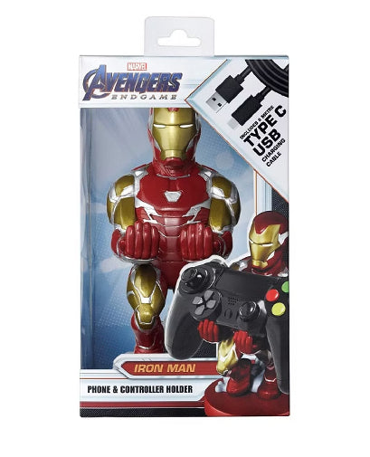 Cable Guy Marvel Avengers Iron Man Phone/Controller Holder Figure New