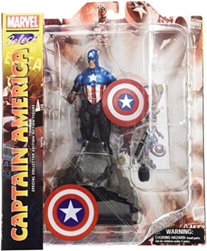 Diamond Select Toys Marvel Select Captain America Action Figure Brand New