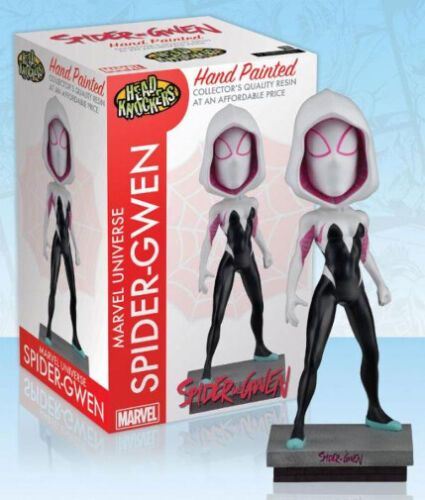 NECA Marvel Spider Gwen Head Knocker Figure Brand New