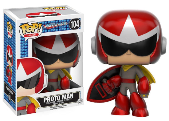 Funko POP Video Games Mega Man Proto Man Vinyl Figure New