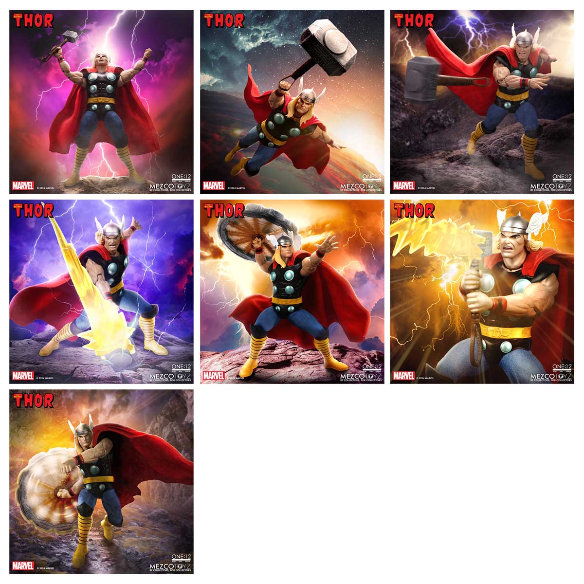 (Pre Order) Mezco Toys The Mighty Thor 1:12 Collective Action Figure New