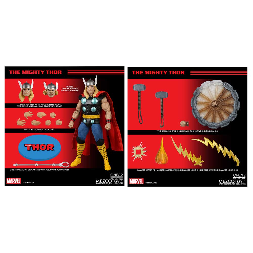 (Pre Order) Mezco Toys The Mighty Thor 1:12 Collective Action Figure New