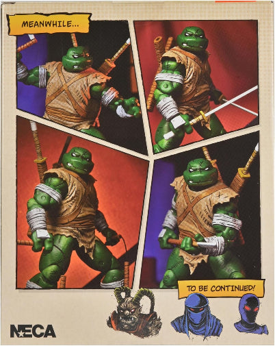 NECA TMNT Ninja Turtles Mirage Comics Michelangelo The Wanderer Action Figure New
