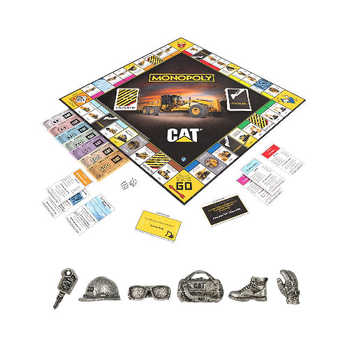 USAopoly Caterpillar Monopoly Board Game Brand New