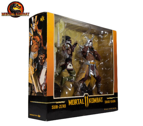 McFarlane Toys Mortal Kombat Sub Zero Vs Shao 2 Pack Action Figure Brand New