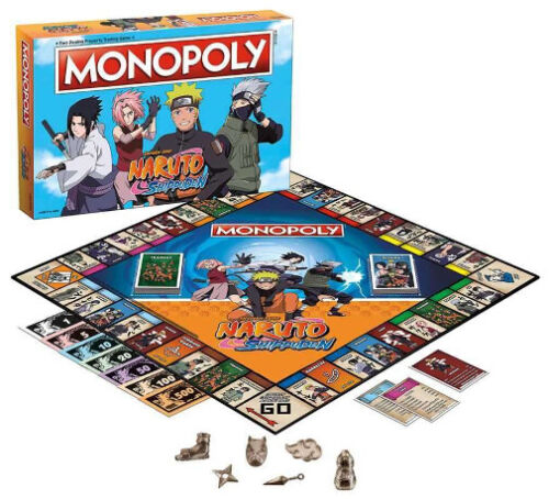 MONOPOLY Naruto Shippuden Collectors Edition Board Game Brand New