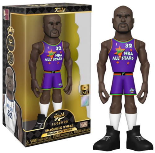 Funko Gold NBA Legends Orlando Magic Shaquille O'neal 12" Action CHASE Figure