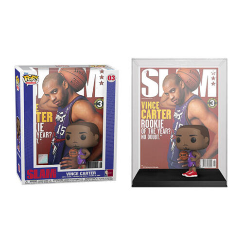 Funko POP NBA Basketball Slam Cover Vince Carter Raptors Figure With Protector