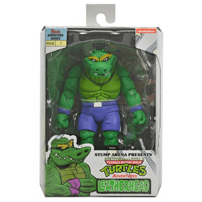 NECA TMNT Ninja Turtles Stump Wrestling Leatherhead 7" Action Figure New