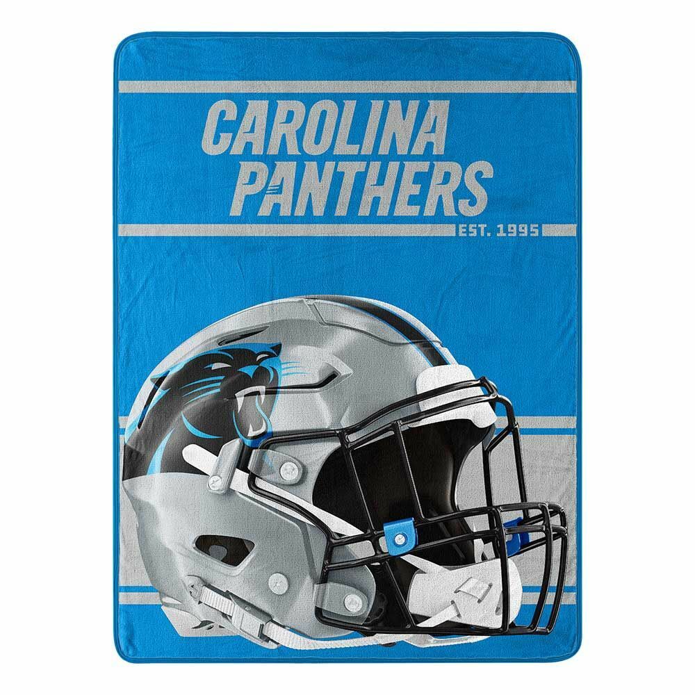 NFL Football Carolina Panthers 50 x 60 Micro Raschel Blanket Throw Brand New