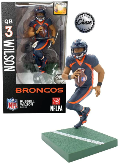 NFL Football Denver Broncos Russell Wilson CHASE Version Action Figure New