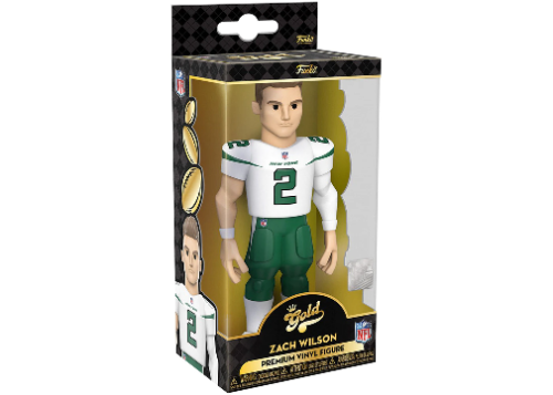Funko Gold NFL Football New York Jets Zach Wilson 5" Action Figure New