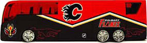 NHL Hockey Calgary Flames Diecast 1:64 Scale Tourbus Brand New