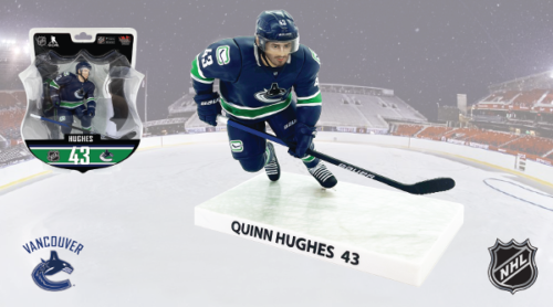 NHL Hockey Vancouver Canucks Quinn Hughes Action Figure New