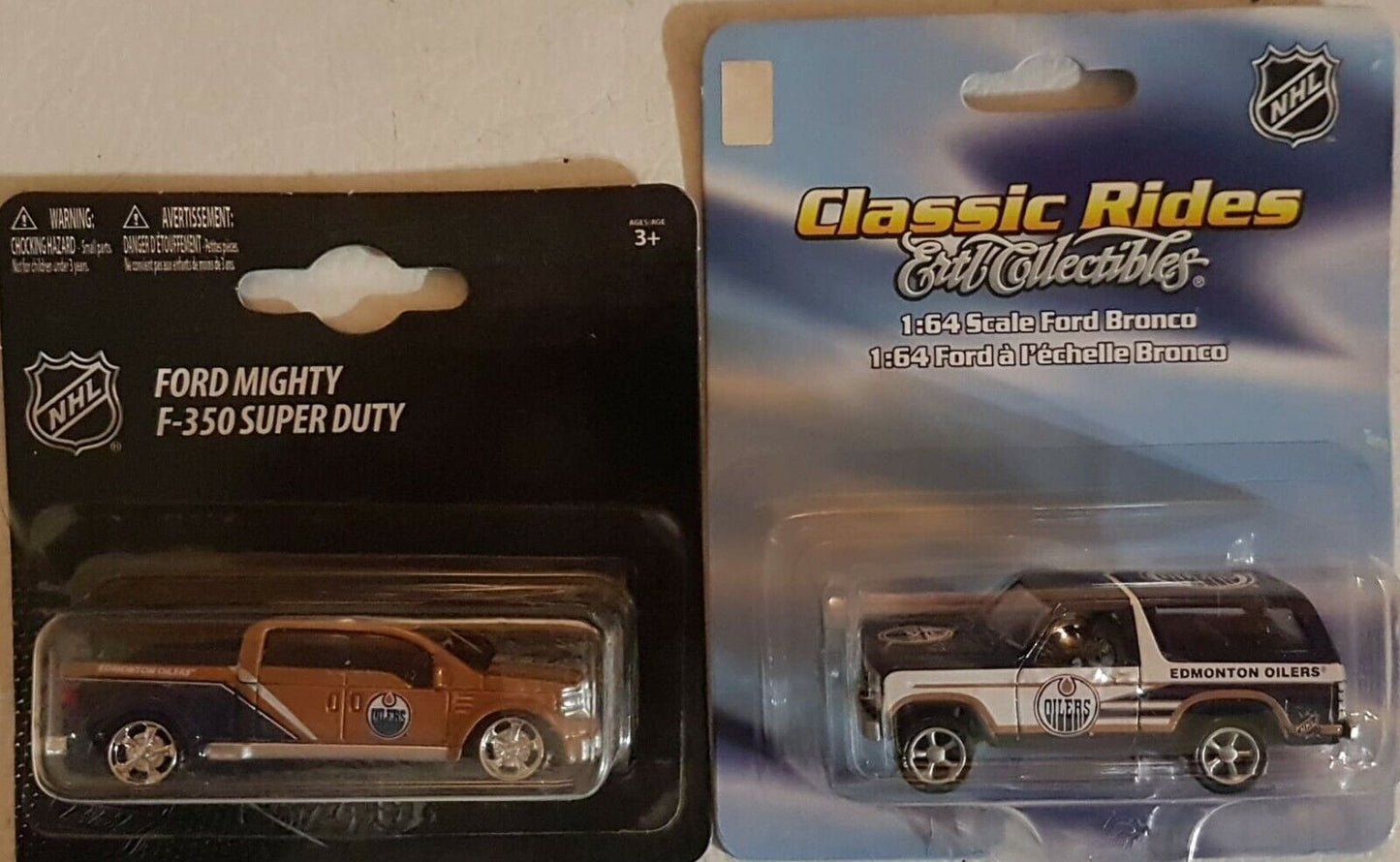 NHL Hockey Edmonton Oilers Diecast 1:64 Scale LOT OF 10 Models Brand New