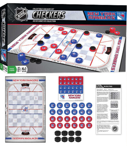 NHL Hockey New York Rangers NYR Checkers Game Set Brand New