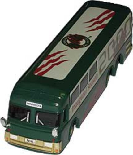 NHL Hockey Motor Coach Bus Diecast Team Collectible 1:64 Minnesota Wild New