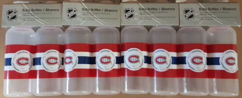 NHL Hockey Montreal Canadiens HABS Baby Bottles Lot Of 8 Brand New