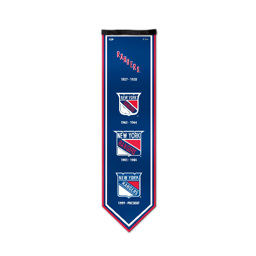 NHL Hockey New York Rangers 8x30 Legacy Felt Banner Brand New