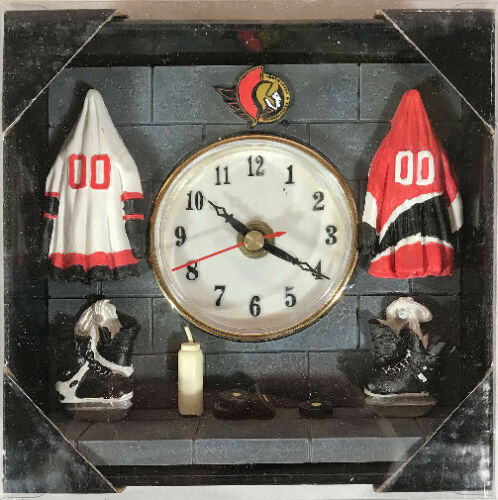 NHL Hockey Ottawa Senators SENS Elby Retro Table Clock Brand New